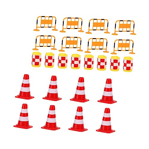 ifundom 24er Set Verkehrssicherheits Straßensperren Und Verkehrsschilder Kognitive Lernspielzeuge Für 8 Rote Pylonen 8 Orangefarbene Barrieren 8 Gelbe Sicherheitsfässer ifundom 24er Set Verkehrssicherheits Straßensperren Und Verkehrsschilder Kognitive Lernspielzeuge Für 8 Rote Pylonen 8 Orangefarbene Barrieren 8 Gelbe Sicherheitsfässer von ifundom
