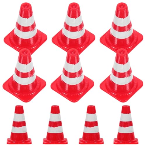 ifundom 24-teiliges Mini-verkehrskegel-Set – Lernspielzeug Für Kinder Abs-kegelmodelle Tischzubehör Für Spielzimmer von ifundom