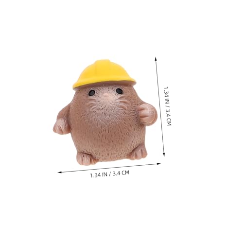 ifundom 24stücke Miniaturfiguren Aus Kunstharz Kleine Tierfiguren Mini-Gopher-Figuren Für Mikrolandschaftsdekor Tier-kunstharzornamente Für Bürotischdeko Mini-kunsthandwerkstiere Und von ifundom