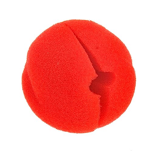 ifundom 25stücke Schwamm-Clown-nasen Lustige Anziehrequisiten Für Bühne Rot Material Schwamm Für Kostümbälle Weihnachten Halloween Einfache Nasenbefestigung von ifundom