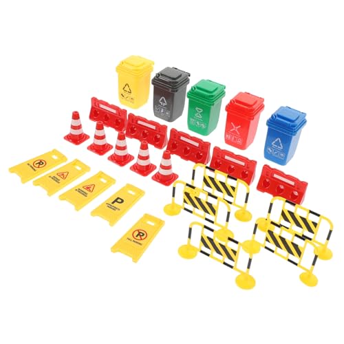 ifundom 25er Set Miniatur Verkehrshütchen & Verkehrszeichen Für Rote Verkehrskegel Gelbe Absperrungen A Förmige Warnschilder Und ülleimer Perfekt Für Kreative Rollenspiele Und ifundom 25er Set Miniatur Verkehrshütchen & Verkehrszeichen Für Rote Verkehrskegel Gelbe Absperrungen A Förmige Warnschilder Und ülleimer Perfekt Für Kreative Rollenspiele Und von ifundom