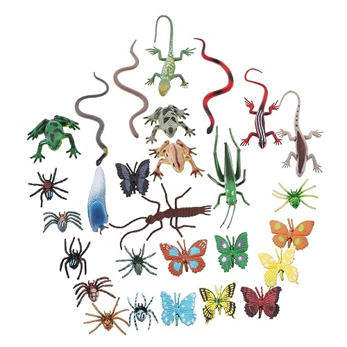 ifundom 28 Stück Simulation Insekten Halloween Dekoration Halloween-Dekoration Halloween Decoration Künstliche Insekten streudekor Halloween Insektenfiguren Tiermodelle PVC von ifundom