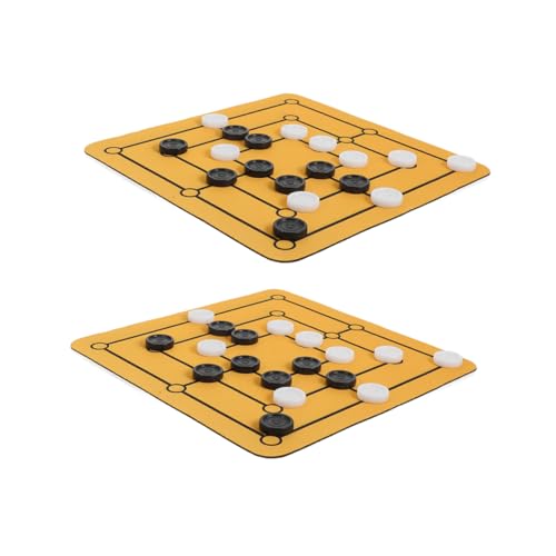 ifundom 2Er Set Mühle – Historisches Strategie Damespiel Für Und Erwachsene Anfänger Feiertagspartys Heimunterhaltung ifundom 2Er Set Mühle – Historisches Strategie Damespiel Für Und Erwachsene Anfänger Feiertagspartys Heimunterhaltung von ifundom