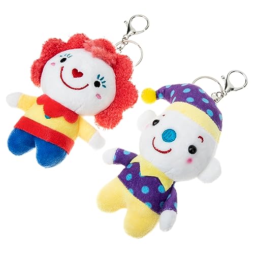 ifundom 2St Clown-Schlüsselanhänger für kindergeschenke geburtstagsmitgebsl valwntinstagsgeschenk gefüllte Puppe Anhänger Plüsch-Anhänger Legierung ifundom 2St Clown-Schlüsselanhänger für kindergeschenke geburtstagsmitgebsl valwntinstagsgeschenk gefüllte Puppe Anhänger Plüsch-Anhänger Legierung von ifundom