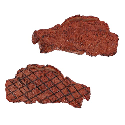ifundom 2St Food-Modell für kinderspielzeug Children Toys -Steak Spielzeugnahrung Essen Simulations-Steak- Gekochtes Steak-Modell Plastik Brown ifundom 2St Food-Modell für kinderspielzeug Children Toys -Steak Spielzeugnahrung Essen Simulations-Steak- Gekochtes Steak-Modell Plastik Brown von ifundom