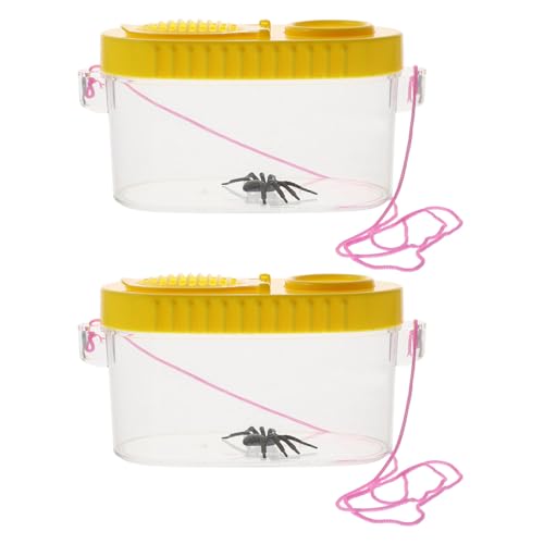 ifundom 2St Insektenbetrachter Netz Vakuum Fänger drinnen fangen wiederaufladbar lupenglas lupengläser für gelbe multifunktionale Behälter Haushaltsboxen Plastik Yellow ifundom 2St Insektenbetrachter Netz Vakuum Fänger drinnen fangen wiederaufladbar lupenglas lupengläser für gelbe multifunktionale Behälter Haushaltsboxen Plastik Yellow von ifundom