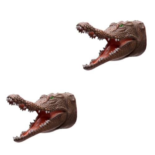 2st Krokodil Handpuppe Spielzeug Kind Kopfbedeckung Lustig von ifundom