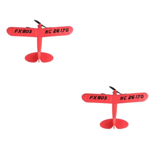 ifundom 2St Modellflugzeug Spielzeug für Kinder kinderspielzeug Toys for Modelle Flugzeugmodell RC-Flugzeug Fernbedienung Segelflugzeug ferngesteuertes Flugzeug reparierter Flügel rot von ifundom