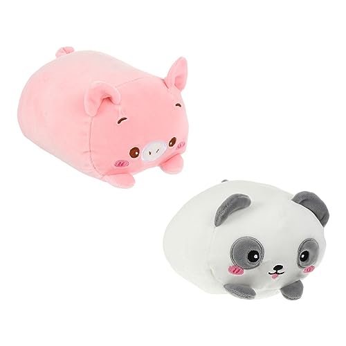 ifundom 2St Plüschtier kinderzimmer deko plüschkissen plushible snugible wohnungseinrichtung Plüschspielzeug Tierpuppe Puppenspielzeug Kissenpuppe Baumwolle von ifundom