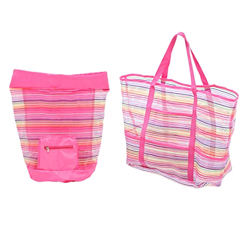 ifundom 2St Rucksack zur Strandaufbewahrung für den Strand Bausatz Strandartikel aufbewahrungssack Storage Pockets tragbare Badezimmertasche Spielzeugtasche für den Strand Rosy ifundom 2St Rucksack zur Strandaufbewahrung für den Strand Bausatz Strandartikel aufbewahrungssack Storage Pockets tragbare Badezimmertasche Spielzeugtasche für den Strand Rosy von ifundom