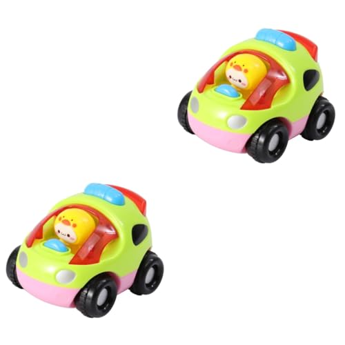 ifundom 2St Trägheitsauto Spielzeug Autos Spielzeug Lastwagen zurückziehen Kinder puppenwagen kinderspielzeug Auto Spielzeuge Trägheitsauto für Kinder pädagogisches Trägheitsauto Karikatur von ifundom