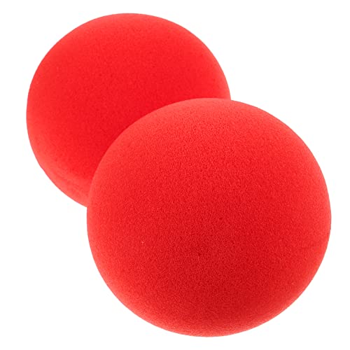 ifundom 2St Tricks Leistungsrequisiten Unexpected Surprise schwammkugeln Zaubererzubehör Partyzubehör Zaubertrick Requisiten Performance-Requisiten Zauberer liefert Tricks-Stütze rot von ifundom