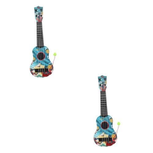 ifundom 2st Ukulele Für Kinder Spielzeuge Modelle Musikinstrumente Kinderspielzeug Ukulele Für Die Schule Kinderinstrument Spielzeug Kleinkind Plastik Gitarre Saiteninstrument von ifundom
