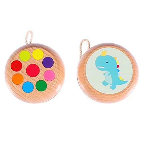 ifundom 2St hölzernes Jo-Jo für kinderspielzeug draußen outdor Party mitgebsel Boy Toys reagierender Holzball Ansprechender Ball für Mädchen von ifundom