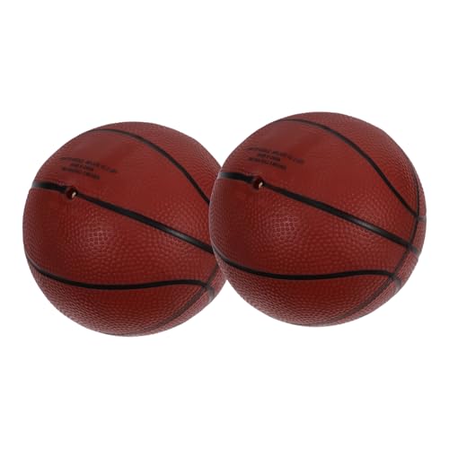 ifundom 2Stücke Basketball Aufblasbare Bälle für Indoor Outdoor Geeignet für Jungen und Mädchen von Jahren für Familienaktivitäten von ifundom