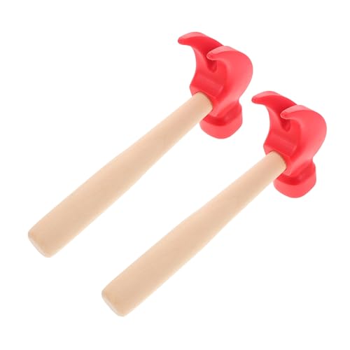 ifundom 2Stücke Holzhammer für Teiliges Realistisches Hammer Hand Augen Koordination und Muskelentwicklung Interaktives Lernspielzeug für Eltern von ifundom