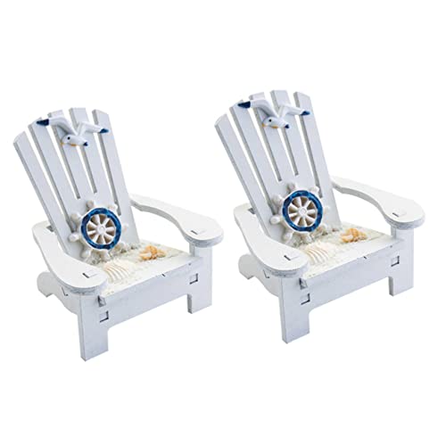 ifundom Miniatur-strandstühle Aus Holz Mediterranes Für Mädchenzimmer Dekoratives Ornament ifundom Miniatur-strandstühle Aus Holz Mediterranes Für Mädchenzimmer Dekoratives Ornament von ifundom