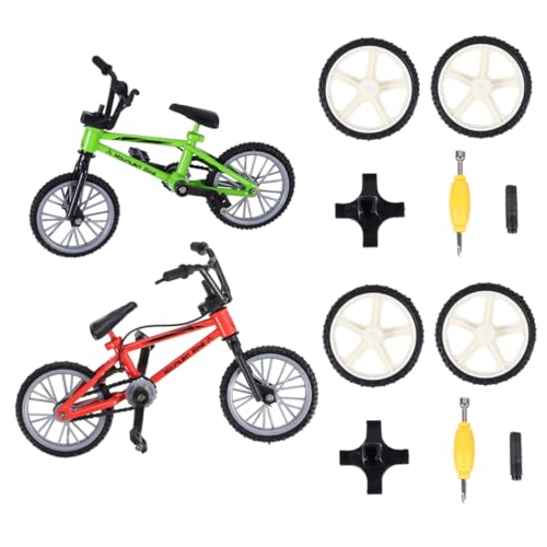 ifundom Finger-Fahrrad-Spielzeug für Kinder 2 Sets Pädagogisches Bewegungsspielzeug Mini-Fahrrad-Spielzeug für Jungen und Mädchen von ifundom