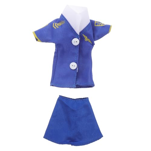 ifundom 2 Stücke 30cm Puppe Flight Attendant Kleid Mädchen Spielzeug Attendant Kostüme Puppe Kleidung Uniform Rock Set Kreative Spielzeug Für Kinder ifundom 2 Stücke 30cm Puppe Flight Attendant Kleid Mädchen Spielzeug Attendant Kostüme Puppe Kleidung Uniform Rock Set Kreative Spielzeug Für Kinder von ifundom