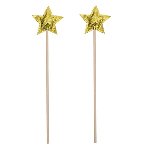 ifundom Feenstäbe-Set 2-teilig Sternform Glitzerstäbe für Jungen und Mädchen für Mädchen Cosplay ifundom Feenstäbe-Set 2-teilig Sternform Glitzerstäbe für Jungen und Mädchen für Mädchen Cosplay von ifundom