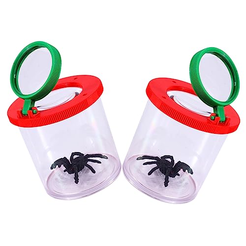 ifundom 2pcs Haushaltsvergrößerung Von Insektengläser Transparenter Insektenkäfige Bequeme Lupe -Bug -Boxen ifundom 2pcs Haushaltsvergrößerung Von Insektengläser Transparenter Insektenkäfige Bequeme Lupe -Bug -Boxen von ifundom