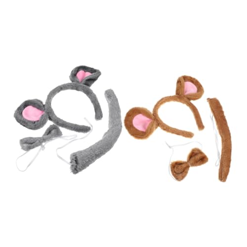ifundom 2satz Tierischer Haarreif Mit Mausohren Und Für Halloween Cosplay Und Partys Weiche Leicht Tragbare Tierkostüm-accessoires Für Damen ifundom 2satz Tierischer Haarreif Mit Mausohren Und Für Halloween Cosplay Und Partys Weiche Leicht Tragbare Tierkostüm-accessoires Für Damen von ifundom