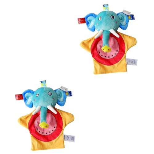 ifundom 2st Handtuch Beruhigen Spielzeug Für Kleinkinder Spielzeuge Babyspielzeug Spielzeug Puppe Für Spielzeug in Elefantenform Neugeboren Beschwichtigen Spielt von ifundom