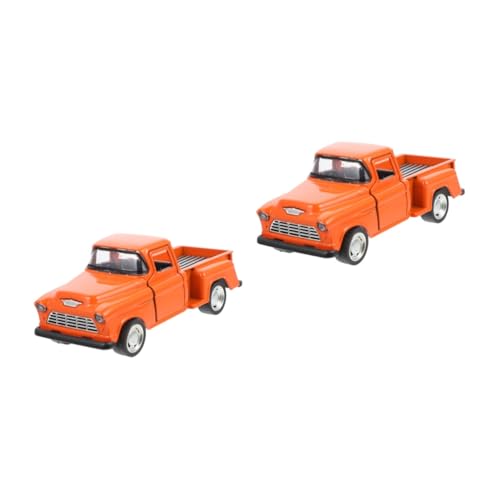 ifundom 2St Pickup-Truck-Modell modellautos aus druckguss Klassische Pickups Kinderspielzeug Kinder bastelset Spielzeug Vintage-Dekoration für zu Hause -LKW Miniaturauto von ifundom