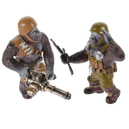 ifundom 2st Schimpansen-Modell Schimpansen-actionfigur Miniaturen Tierisches Schimpansenmodell Miniaturtiere Tierische Schimpansenfigur Schimpansenfiguren Jumbo-tierfiguren Plastik Brown ifundom 2st Schimpansen-Modell Schimpansen-actionfigur Miniaturen Tierisches Schimpansenmodell Miniaturtiere Tierische Schimpansenfigur Schimpansenfiguren Jumbo-tierfiguren Plastik Brown von ifundom