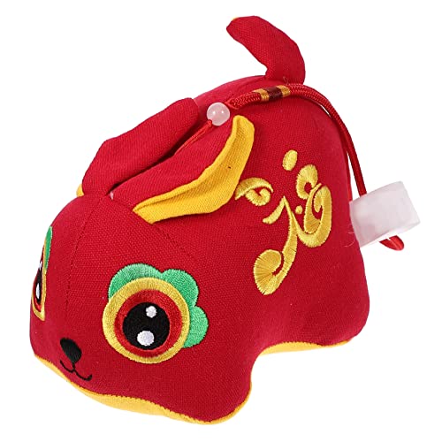 ifundom 2St segnen Kaninchen Puppe Chinese New Year Rabbit chinesische neujahrsdekoration ausgestopftes Hasentier gefüllte Hasenpuppe Spielzeuge Plüschtier zartes Hasenspielzeug festlich von ifundom