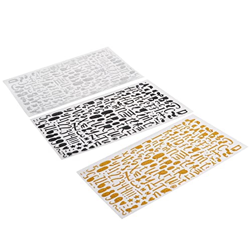 ifundom 3 Blätter Hübsche Glitzer Buchstaben Und Anzahl Aufkleber Aufkleber Für DIY Handwerk ifundom 3 Blätter Hübsche Glitzer Buchstaben Und Anzahl Aufkleber Aufkleber Für DIY Handwerk von ifundom