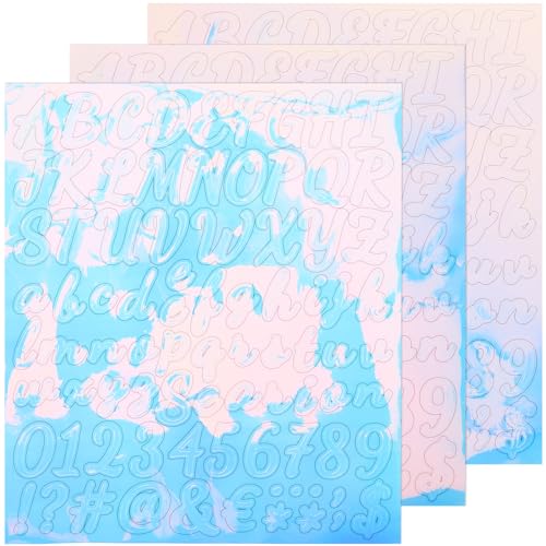 ifundom Alphabet-Aufkleber für Briefkästen Abnehmbare Selbstklebende Aufkleber Buchstaben Vinyl-Aufkleber für Büro Wohnung Auto LKW Zuhause von ifundom