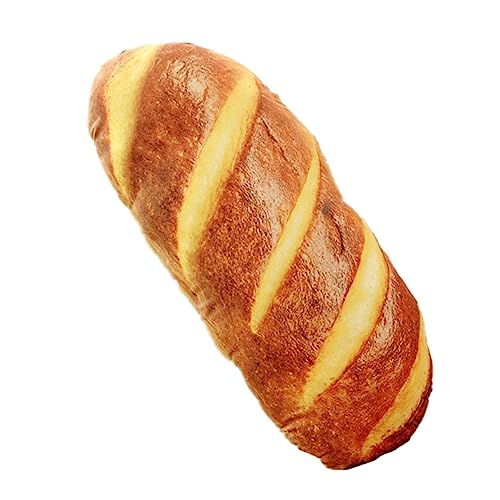 ifundom 3 STK Brot Simulation Brot Nachgeahmtes Brot Sofa-rückenkissen Butterkissen Butterbrotkissen Brotform Nickerchenkissen Brotwurfkissen Lendenkissen Pp Baumwolle 3D Streifen von ifundom