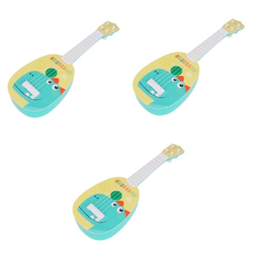 ifundom 3 STK Gitarrenspielzeug Spielzeuge Musikinstrumente, Spielzeug Musikalisches Lernspielzeug Musikinstrument Spielzeug Ukulele Musikspielzeug Polycarbonat Kind Spiel Das Klavier Tier von ifundom