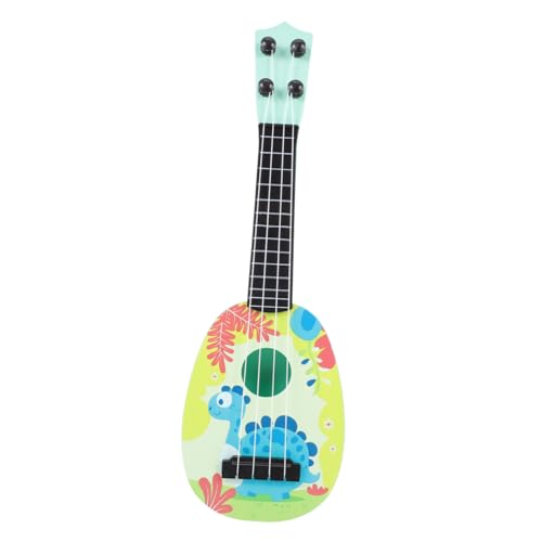 ifundom 3 STK Mini Gitarre Spielzeug Mini-Ukulele Miniatur Gitarre Handgefertigt Kinderzimmerdekoration Kinderspielzeug Mädchenspielzeug Musikinstrumentenmodell Kinder-Ukulele-Spielzeug von ifundom