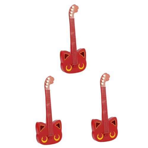 ifundom 3 STK Simulations-Ukulele interaktives Spielzeug kinderinstrumente kleine Gitarre für Kinder Mini-Ukulele Gitarren Spielzeuge Kinder-Ukulele-Spielzeug Ukulele Spielzeug für Kinder von ifundom