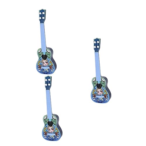 ifundom 3 STK Ukulele Kinder Gitarrenspielzeug Weihnachtsstrumpf Stuffer Musikinstrumente Kinderspielzeug Spielzeuge simuliertes Gitarrenspielzeug Musikinstrument-Spielzeug Karikatur von ifundom