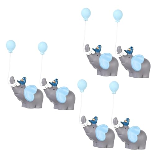 ifundom 6stücke -figuren Niedliche Cupcake Topper Für Geburtstagsfeiern Miniatur-dekoration Für Desserts Und Partys Für von ifundom