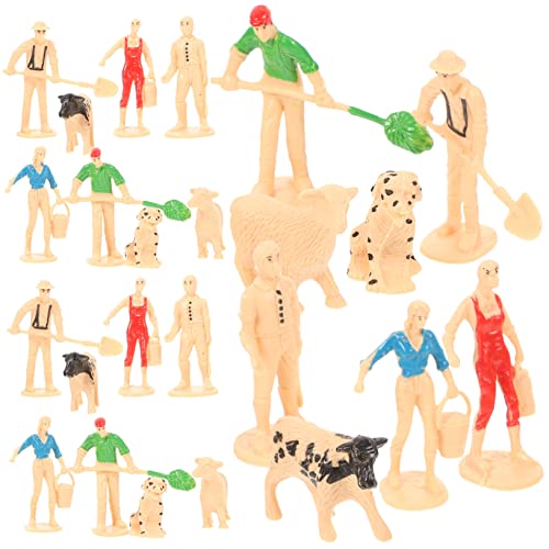 ifundom 3 Sätze Figuren Teiliges Mini Farm Tier Realistische Dekoration für Mini Garten und Sandkasten Kindgerecht und Sicher ifundom 3 Sätze Figuren Teiliges Mini Farm Tier Realistische Dekoration für Mini Garten und Sandkasten Kindgerecht und Sicher von ifundom