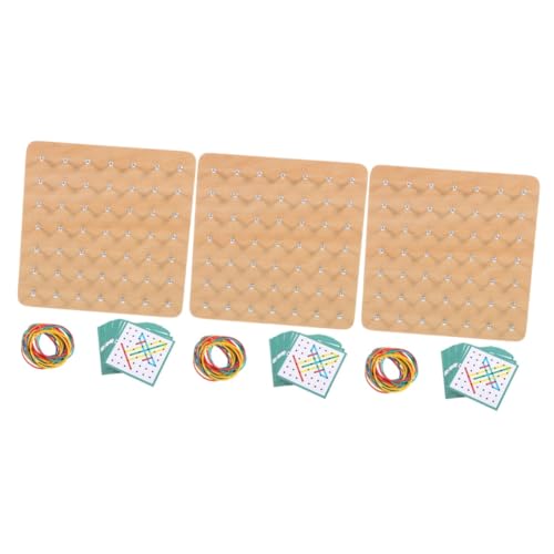 ifundom 3 Sätze Holz Geoboard Lernspielzeug Montessori Geometriebrett Kreatives Mathe Lernspielzeug für Schule Zuhause der Vorstellungskraft ifundom 3 Sätze Holz Geoboard Lernspielzeug Montessori Geometriebrett Kreatives Mathe Lernspielzeug für Schule Zuhause der Vorstellungskraft von ifundom