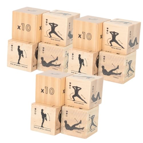 ifundom 3 Sätze Holzwürfel Fitness-Workout-würfel Einseitig Spiel Turnhalle-würfel Fitnessgeräte Home Fitness -Accessoires Fitness-zubehör Black Hölzern ifundom 3 Sätze Holzwürfel Fitness-Workout-würfel Einseitig Spiel Turnhalle-würfel Fitnessgeräte Home Fitness -Accessoires Fitness-zubehör Black Hölzern von ifundom