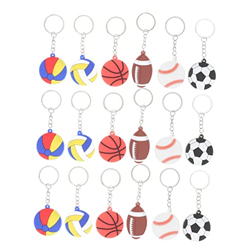 ifundom 3 Sätze Teiliges Sport Schlüsselanhänger Fußbälle Basketball Volleyball Baseball Schlüsselringe Party Mitgebsel Für Kindergeburtstage Und Sportevents 20 Stück * 3 ifundom 3 Sätze Teiliges Sport Schlüsselanhänger Fußbälle Basketball Volleyball Baseball Schlüsselringe Party Mitgebsel Für Kindergeburtstage Und Sportevents 20 Stück * 3 von ifundom