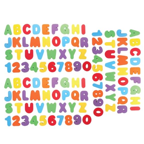 ifundom 3 Satz Eva Schaumstoff Alphabet Badspielzeug Set für Kleinkinder Zahlen und Buchstabenbadespielzeuge für Junge Mädchen Lernspielzeug für Jungen und Mädchen Sicheres und von ifundom