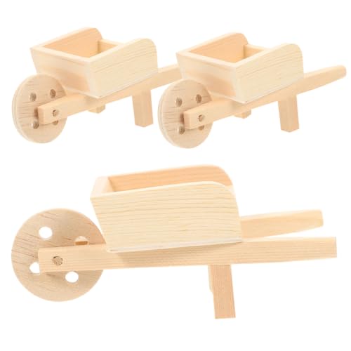 ifundom 3 Stck. Mini-Kinderwagen für den einzug für bastelzeug - Kid Toys schubkarre Minikarrenkarren Puppenhaus Holzkarren Mini-Karren- ifundom 3 Stck. Mini-Kinderwagen für den einzug für bastelzeug - Kid Toys schubkarre Minikarrenkarren Puppenhaus Holzkarren Mini-Karren- von ifundom