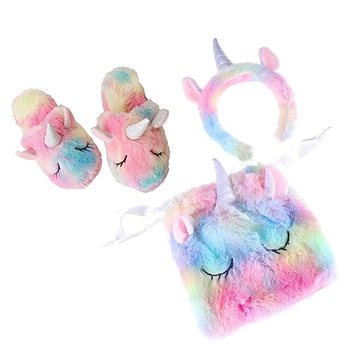 ifundom 3 Stück 1 Satz Einhorn Intelligente Glühbirne Abnehmbare Dekoration Ereignis Doppelte Kleidung Zubehör Für Backkörbe Stiefel Im Koreanischen Stil Kragen Süße Kleidung Plane Plüsch von ifundom