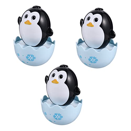 ifundom 3 Stück Becher lernspielzeug krabbelspielzeug Safe Toy playmat Tumbler Toy entzückender Becher Lernspielzeug für Plastik Black von ifundom