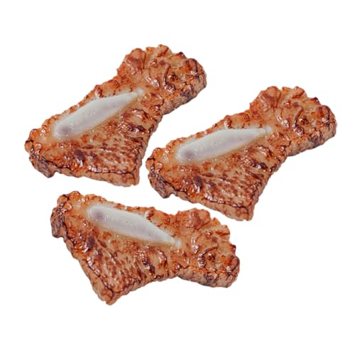 ifundom 3 Stück Fake Rib Fleisch Modelle für Restaurant Dekoration Simulation Rippchen Fotografie Requisiten Realistische Küchen Lebensmittelornamente ifundom 3 Stück Fake Rib Fleisch Modelle für Restaurant Dekoration Simulation Rippchen Fotografie Requisiten Realistische Küchen Lebensmittelornamente von ifundom