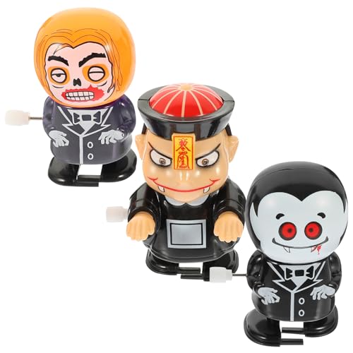 ifundom 3 Stück Halloween- Vampir-Zombie Spielzeugroboter Halloween -Leckereien Halloween atmosphäre Halloween Party Safe Toy Uhrwerk Cartoon-Halloween- Plastik von ifundom