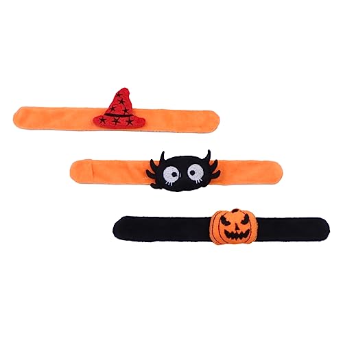 ifundom 3 Stück Halloween-ring Armbänder Party Gefälligkeiten Kinderarmband Halloween-snap-armband Armband Für Schlagarmbänder Für Klappring Armreif Seidentuch ifundom 3 Stück Halloween-ring Armbänder Party Gefälligkeiten Kinderarmband Halloween-snap-armband Armband Für Schlagarmbänder Für Klappring Armreif Seidentuch von ifundom