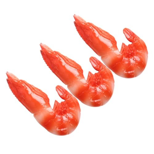 ifundom 3stücke Realistische Simulierte Garnelen Modelle Künstliche Faux Shrimp Deko Für Restaurant Küche Und Party Lebensnahe Lebensmittelattrappe Für Kreative Präsentationen ifundom 3stücke Realistische Simulierte Garnelen Modelle Künstliche Faux Shrimp Deko Für Restaurant Küche Und Party Lebensnahe Lebensmittelattrappe Für Kreative Präsentationen von ifundom